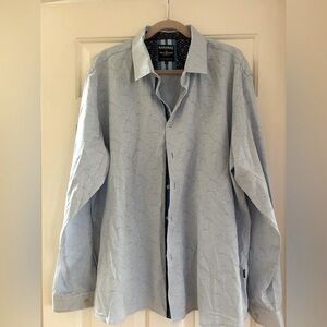 Barabas Button Down Shirt Mens XXL Embossed Design